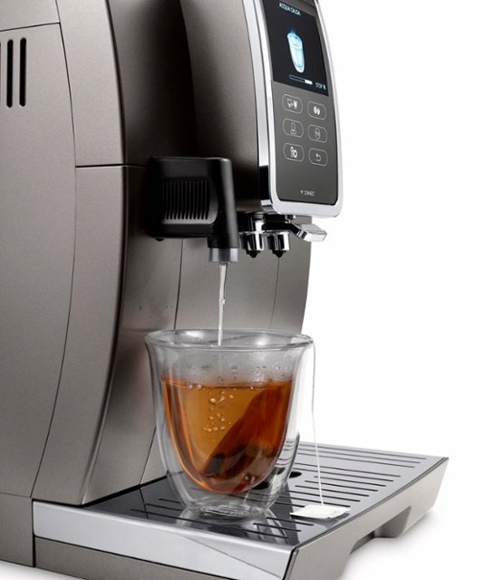 De'Longhi Dinamica Plus Fully Automatic Espresso Maker in Stainless Steel