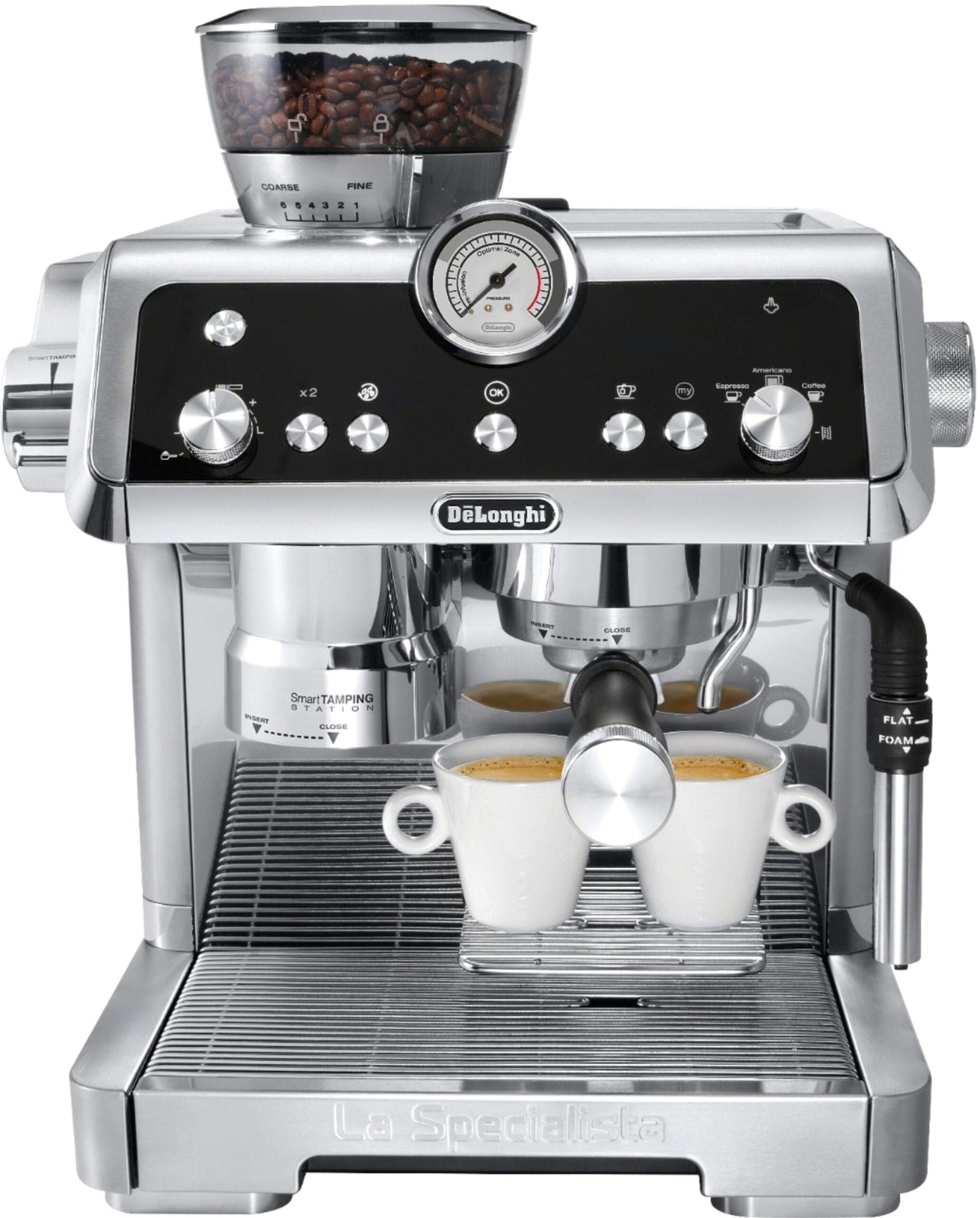 DeLonghi EC9335M La Specialista Espresso Machine With Sensor Grinder.