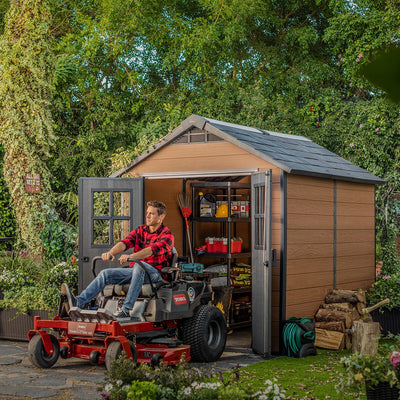 Keter Newton 7ft 6" x 9ft 5" (2.3 x 2.9m) Shed