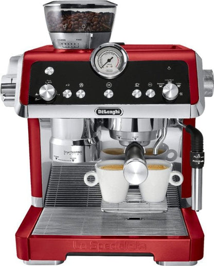 De Longhi EC9335R La Specialista Espresso Machine with Dual Heating System Red
