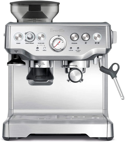 Glassnic Breville BES870XL Barista Express Espresso Machine – Brushed Stainless Steel