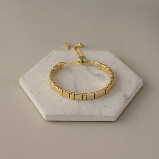 Square Link Slider Bracelet