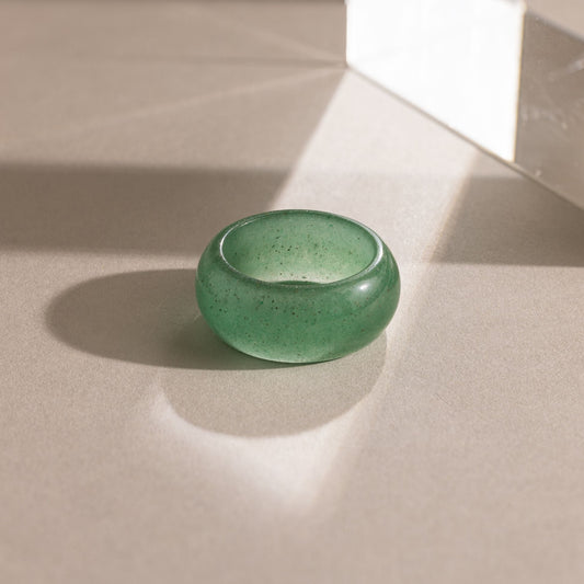 Thick Jade Ring