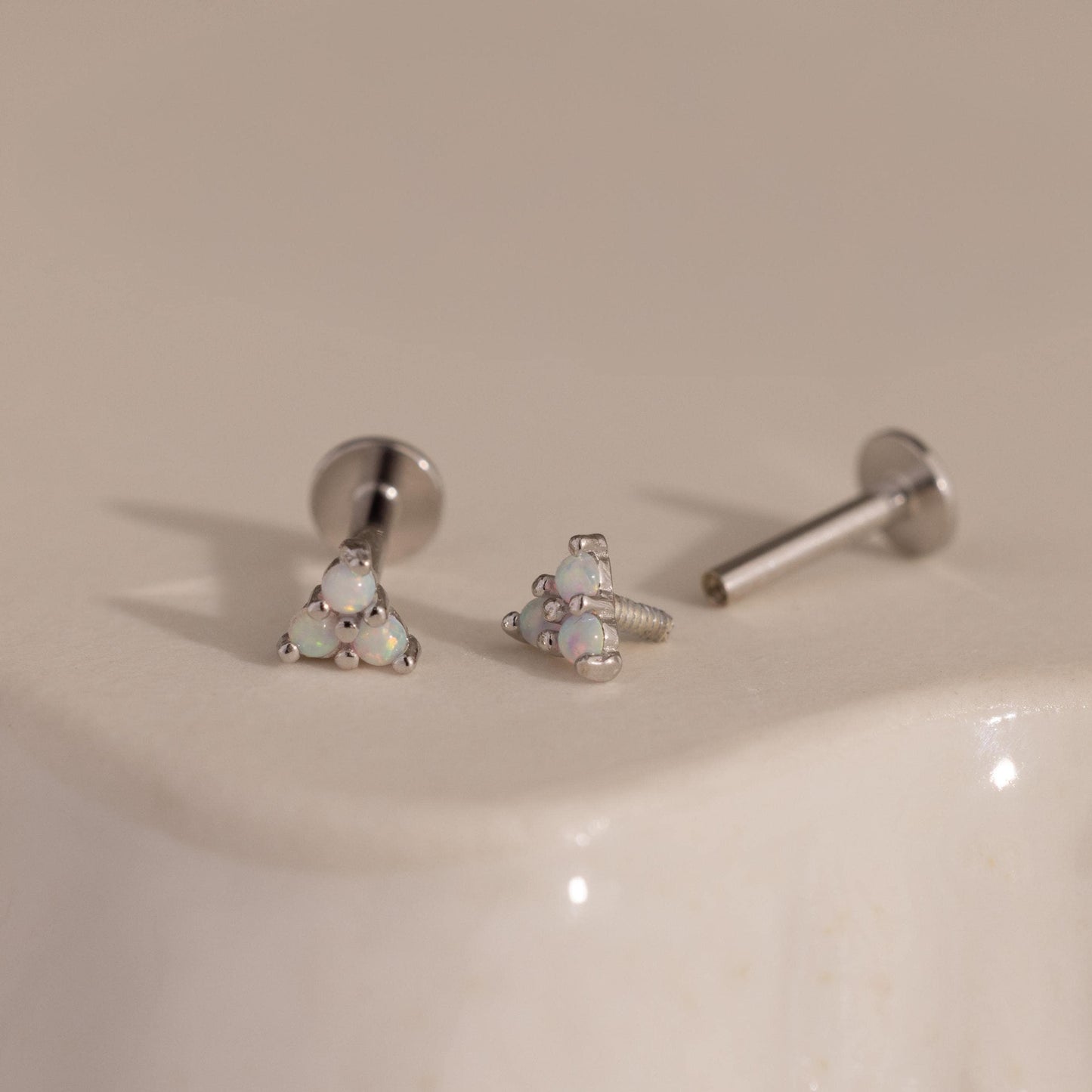 Opal Cluster Flatback Studs