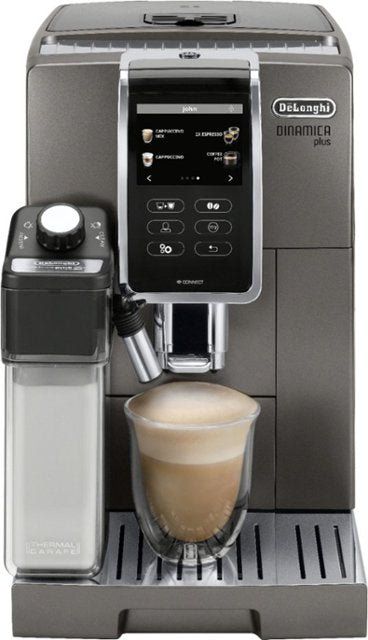 De'Longhi Dinamica Plus Fully Automatic Espresso Maker in Stainless Steel
