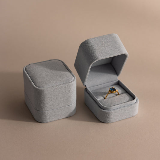 Suede Ring Box
